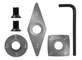 Grupo de Mini Size Woodturning Carbide Tool (3 partes) para penas de gerencio ou pequeno ao projeto de gerencio do Meados de-tamanho