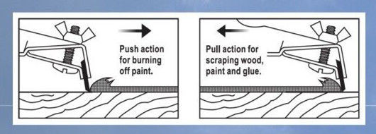 O removedor do carboneto de tungstênio utiliza ferramentas o raspador de madeira da pintura de múltiplos propósitos